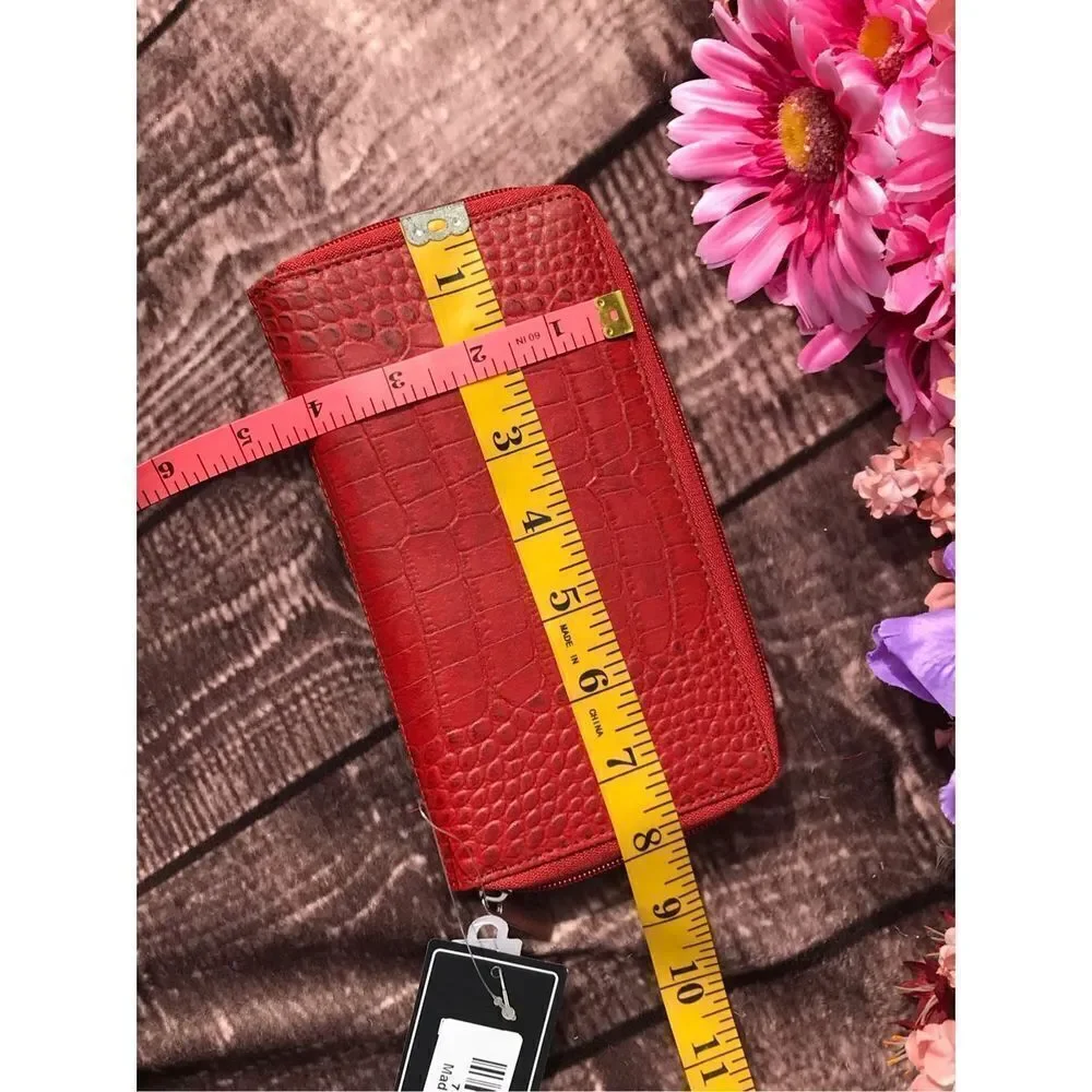 Red Genuine Leather Wallet